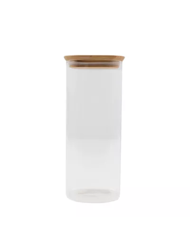 Bote de cristal 1.8L con tapa de madera Ah! Table!