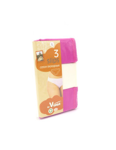 Bragas color crudo XL 3 unidades By Venga  Comodidad y estilo