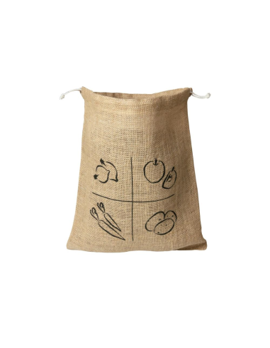 Bolsa de yute para verdura, M, 30X35cm de Ah! Table!
