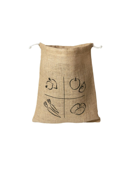 Bolsa de yute para verdura, M, 30X35cm de Ah! Table!
