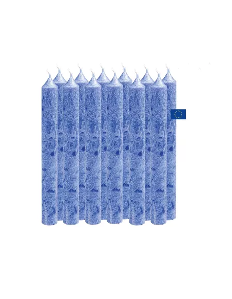 Velas de Estearina Ecológicas 6 Colores 20h  Ecodis