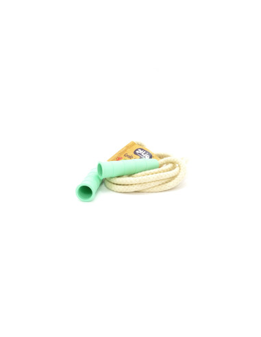Comba para niños de algodón, mangos bioplástico, color verde** de Zélio