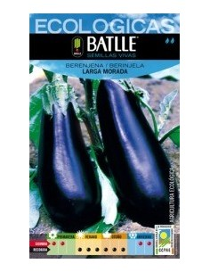 Semillas Berenjena Larga Morada Batlle  Cultiva Fácilmente