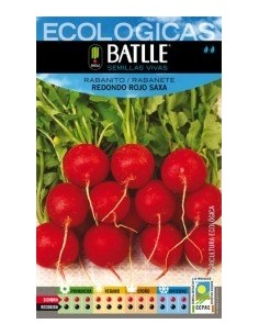 Semillas Rabanito Redondo Rojo Saxa Batlle  Calidad y Frescura