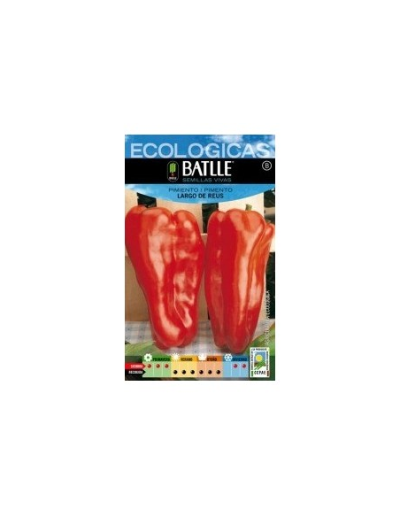 Semillas Pimiento Rojo Largo de Reus Batlle  Calidad Top