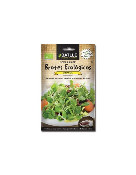 Brotes de girasol para germinar | Sobres Batlle calidad natural