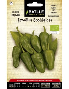 Semillas Pimiento Padrón Batlle  Cultiva Sabor Tradicional