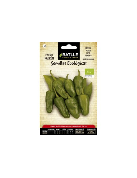 Semillas Pimiento Padrón Batlle  Cultiva Sabor Tradicional