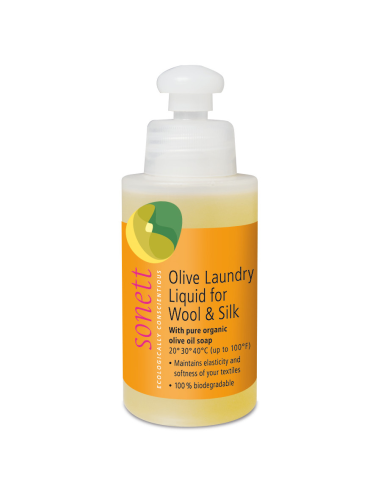 Detergente de oliva para lana y seda, 120ml de Sonett