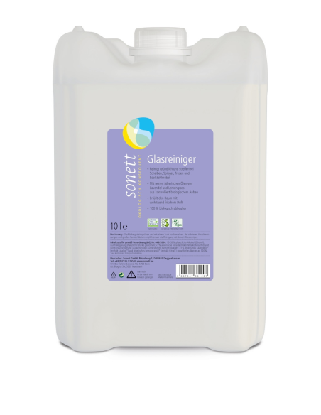 Limpiador de cristales Sonett 10L ecológico y eficaz