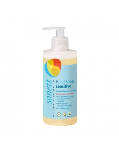 Jabón manos neutral, dispensador 300ml de Sonett