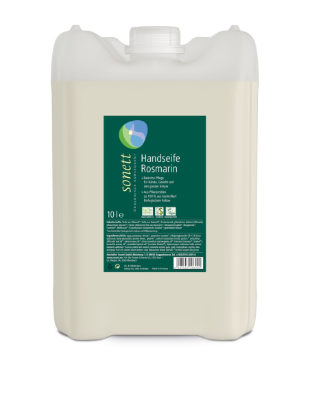 Jabón de manos romero Sonett 10L  Limpieza natural eficaz
