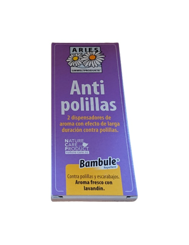 Anti polillas, dispensador 2ud de Aries