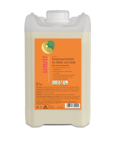 Detergente ecológico Sonett 5L para lana y seda delicada