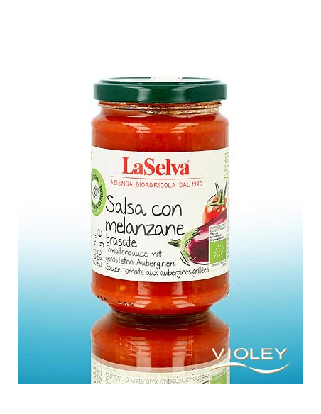 Salsa de tomate con berenjena a la plancha Laselva 280g