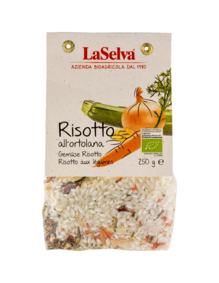 Arroz con verduras Risotto allortolana 250g Laselva sabor natural