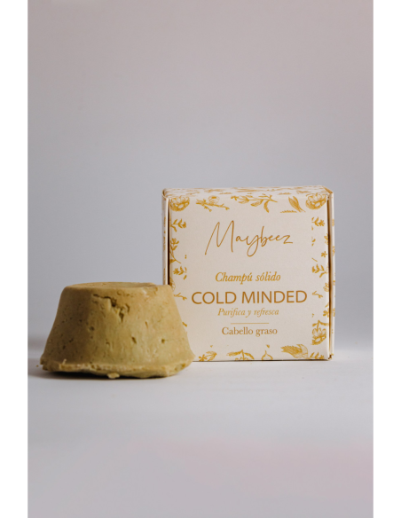 Champú sólido Cold Minded 95g Maybeez  Cuidado natural eficaz