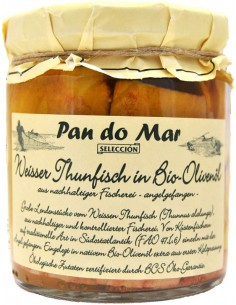 Lomos de Bonito del Norte en Aceite de Oliva Ecológico 220g