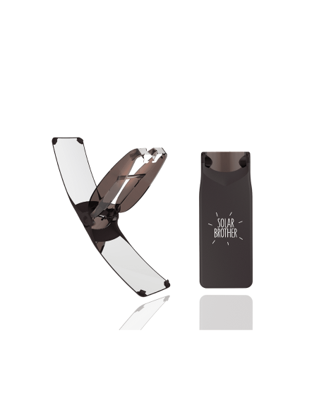 Mechero Solar Suncase Negro Solarbrother  Ecológico y Duradero