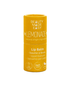 Bálsamo labial vegano Lemonade sin plástico 6g  Beauty Made Easy