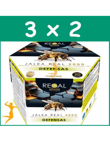 Pack 3x2 Regal Abeja Defensas Envase de 20 viales de 10 ml. de Novadiet