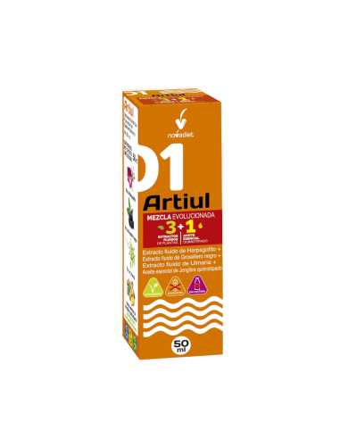 Pack 3x2 Artiul+Aceite Es. Jengibre Envase de 50 ml. de Novadiet