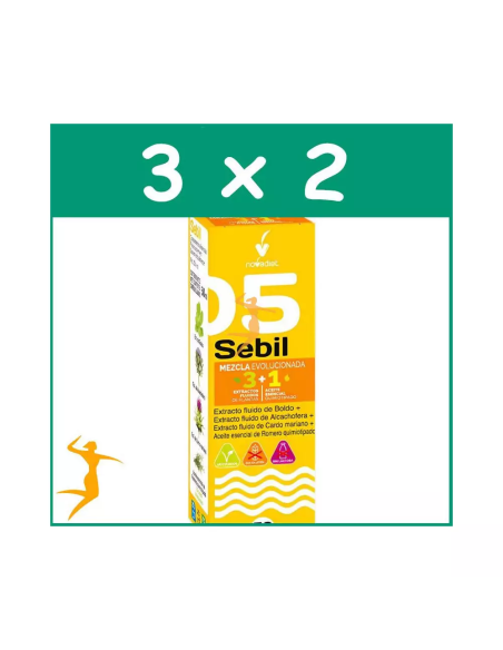Pack 3x2 Sebil+Aceite Es. Romero Envase de 50 ml. de Novadiet