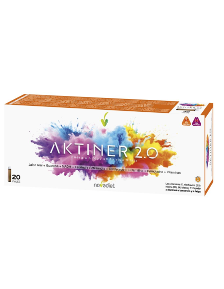 Pack 3x2 Aktiner 2.0 Envase de 20 viales de 10 ml. de Novadiet