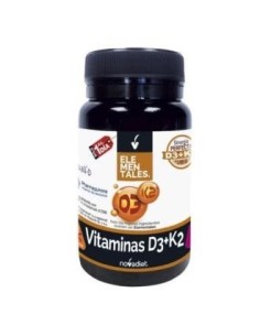 Pack 3x2 Vit. D3+K2 Envase de 60 cápsulas blandas. de Novadiet