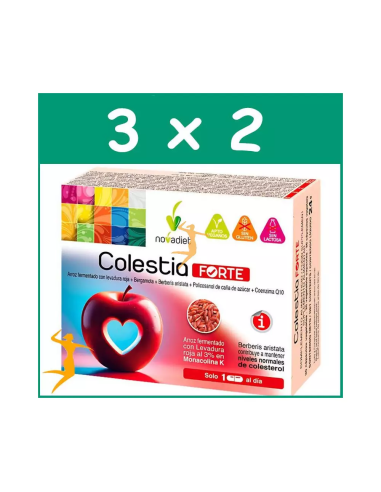 Pack 3x2 Colestia Forte 30 Capsulas Envase de 30 cápsulas vegetales. de Novadiet