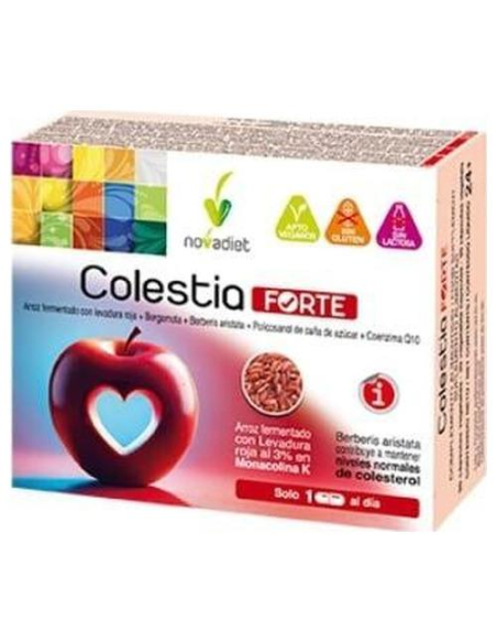 Colestia Forte 30 cápsulas vegetales Novadiet para colesterol