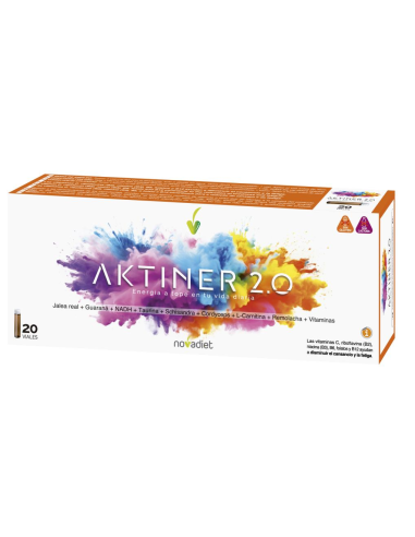 Aktiner 2.0 Envase de 20 viales de 10 ml. de Novadiet