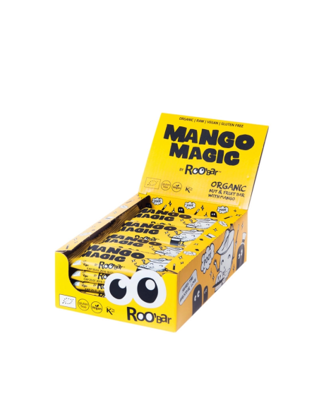 Pack 20 Uds. Barritas Con Mango Magic Bio 20 x 30 g  de Roo´Bar