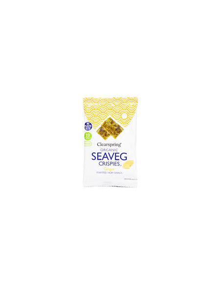 Pack 16 Uds. Alga Snack Nori Jengibre Bio 4 g  de Clearspring