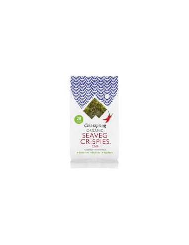 Pack 20 Uds. Alga Snack Nori Chilli Bio 4 g  de Clearspring
