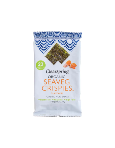 Pack 20 Uds Alga Snack Nori Bio 4g Clearspring Natural