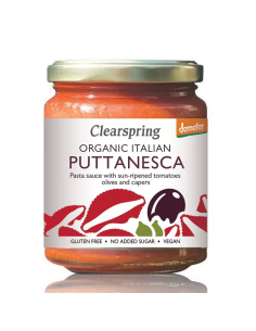Pack 6 Salsa Puttanesca Demeter Bio 300 g Clearspring