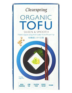 Pack 12 Tofu Japonés Bio Clearspring 300g Soja Cuajada