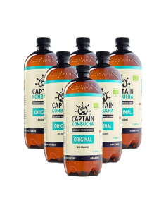 Pack 6 Uds Captain Natural Bio 1L Sabor Original Calidad