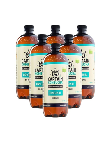 Pack 6 Uds Captain Natural Bio 1L Sabor Original Calidad