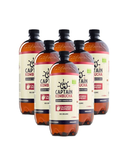 Pack 6 Uds Captain Frambuesa Bio 1L  Sabor Natural y Saludable