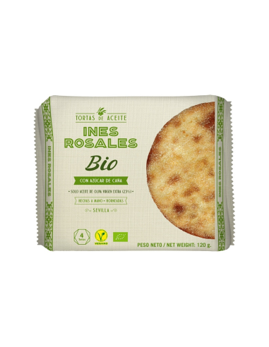 Pack 14 Uds Torta de Aceite y Anís Bio Inés Rosales 120g