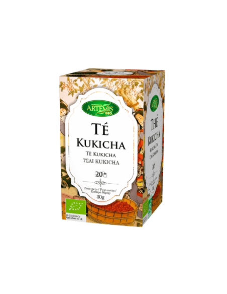 Pack 8 Uds Té Kukicha Bio 30g Artemis Bio Natural y Saludable