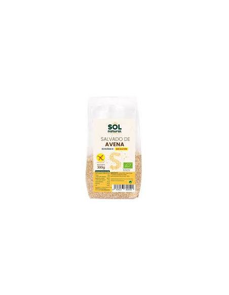 Pack 6 Salvado de Avena Bio Sin Gluten 300 g Solnatural