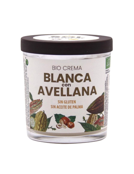 Pack 6 Crema Blanca con Avellana Bio 200g Solnatural