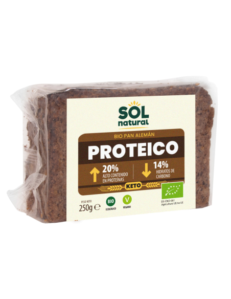 Pack 9 Panes Alemanes Proteicos Keto Bio 250g Solnatural