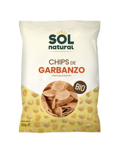 Pack 12 Chips Garbanzo Bio 80g Solnatural Saludables