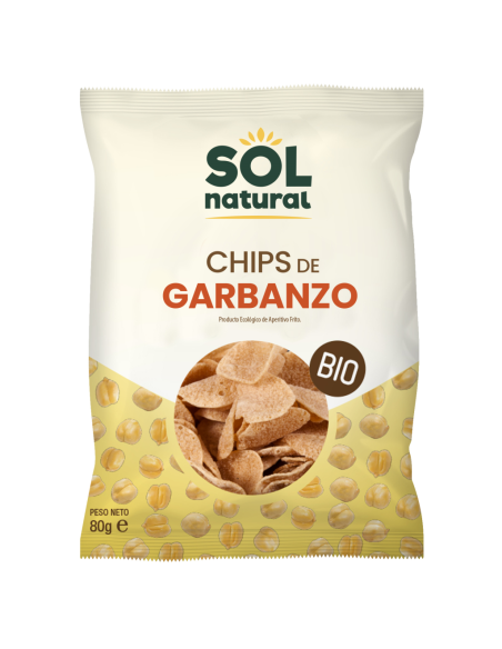 Pack 12 Chips Garbanzo Bio 80g Solnatural Saludables