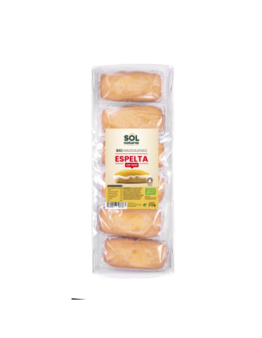 Pack 18 Uds. Magdalenas De Espelta Con Yogur Bio 210 g  de Solnatural