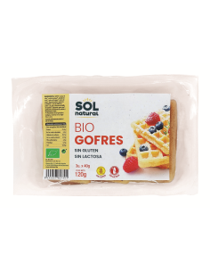 Pack 6 Gofres Sin Gluten Bio 120g Solnatural Saludables